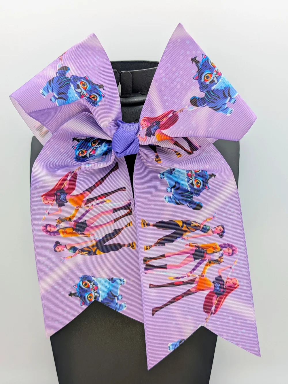 Girls Purple Kpop Demon Hunters Huntrix Hairbow